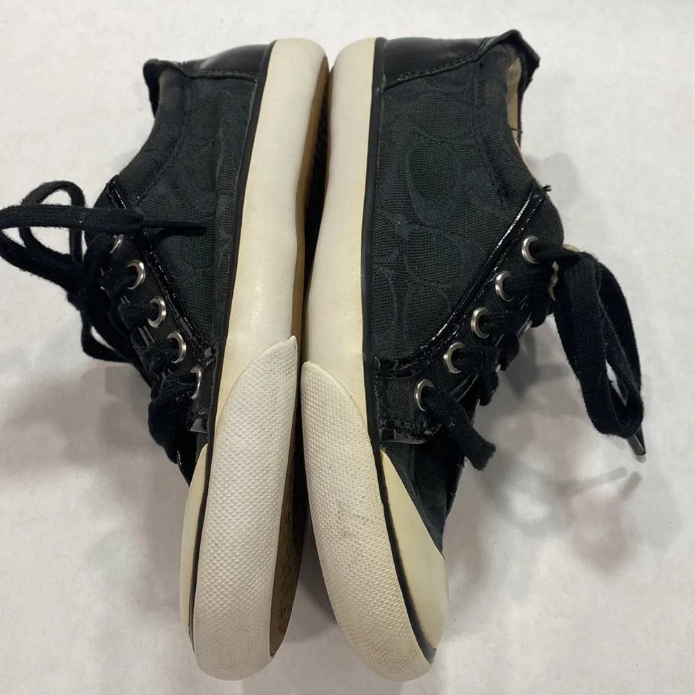 Coach Barrette‎ logo monogram sneakers black